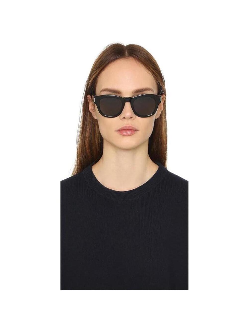 Saint Laurent Women's Bold 2 Mineral Glass Sunglasses